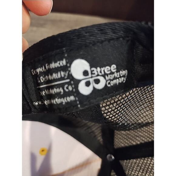 Continental Tires - Horse Logo Snapback Trucker Baseball Hat Yellow/Black NEW - Picture 5 of 6